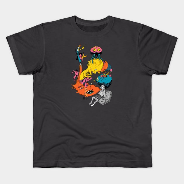 Humanity's Quest for Dreams Kids T-Shirt by AlexRobinsonStuff